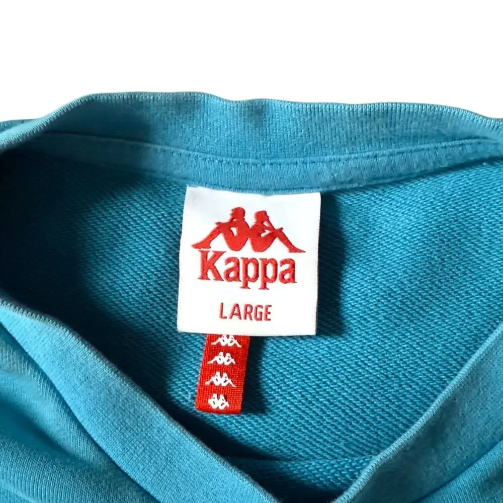 Kappa Big Spellout Logo Crewneck Sweatshirt Men’s L - Preppy Urban Streetwear - Picture 4 of 12